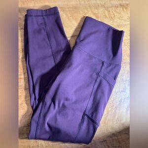 Reflex 90° athletic leggings, pockets, ankle length, excellent condition, small